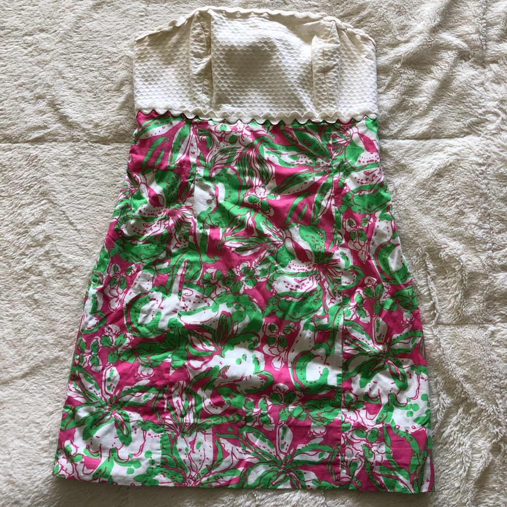 Lilly Pulitzer strapless dress